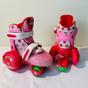 Roller Derby Fun Roll Strawberry Patch Girl's Jr Adjustable Roller Skates